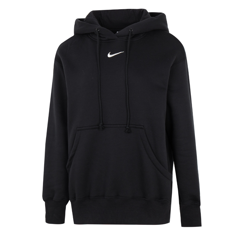 耐克AS W NSW PHNX FLC OS PO HOODIE女连帽卫衣-加绒DQ5861-010